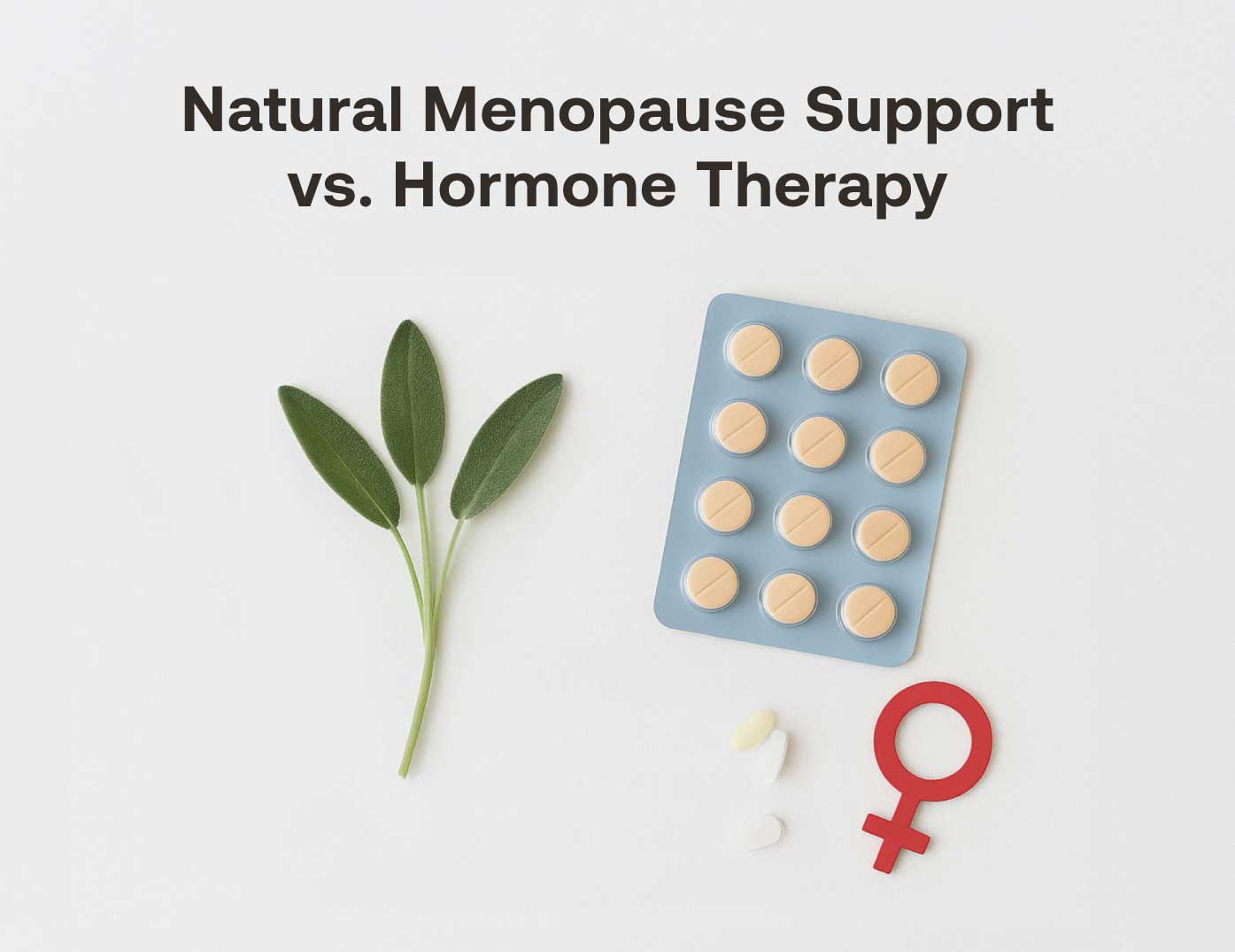 Natural Menopause Support vs. Hormone Therapy