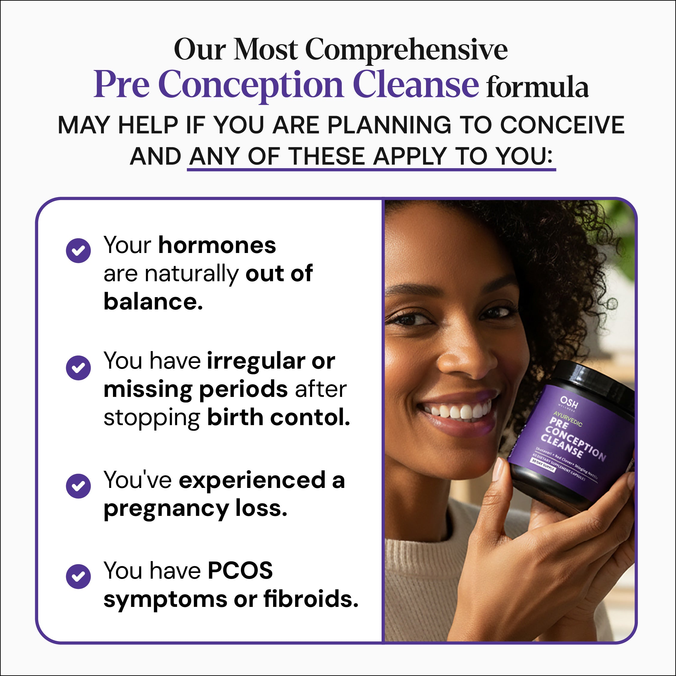 PRE-CONCEPTION CLEANSE