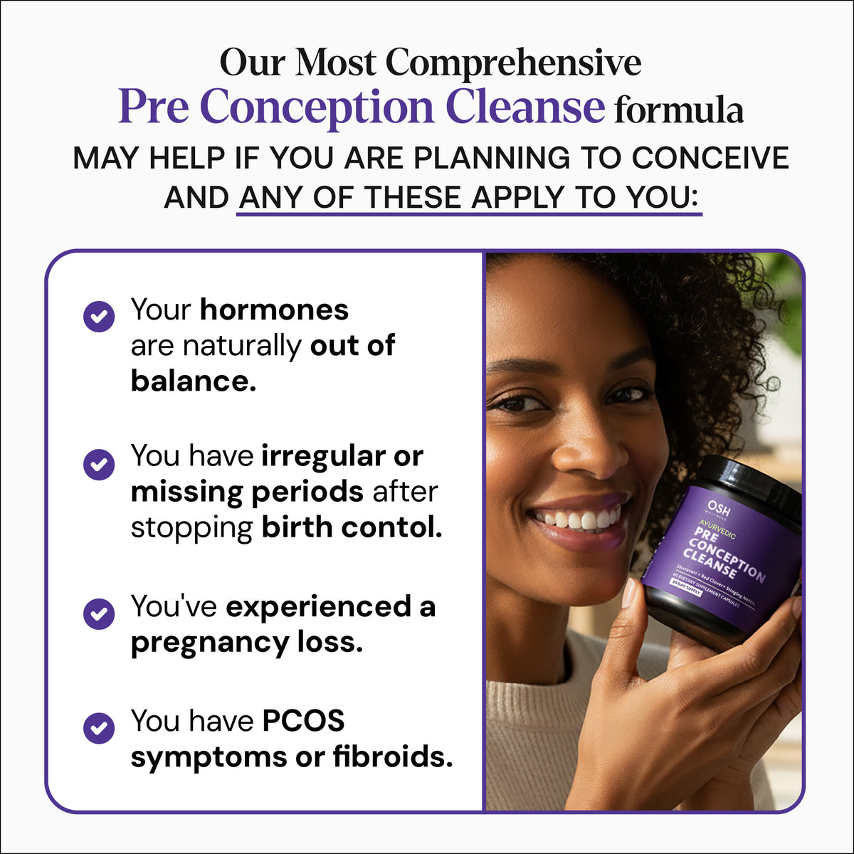 Pre-Conception Cleanse | PCOS, Post-Pill & Miscarriage Support